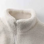 Куртка Ymkashix Furry Big Logo HTF белая/коричневая