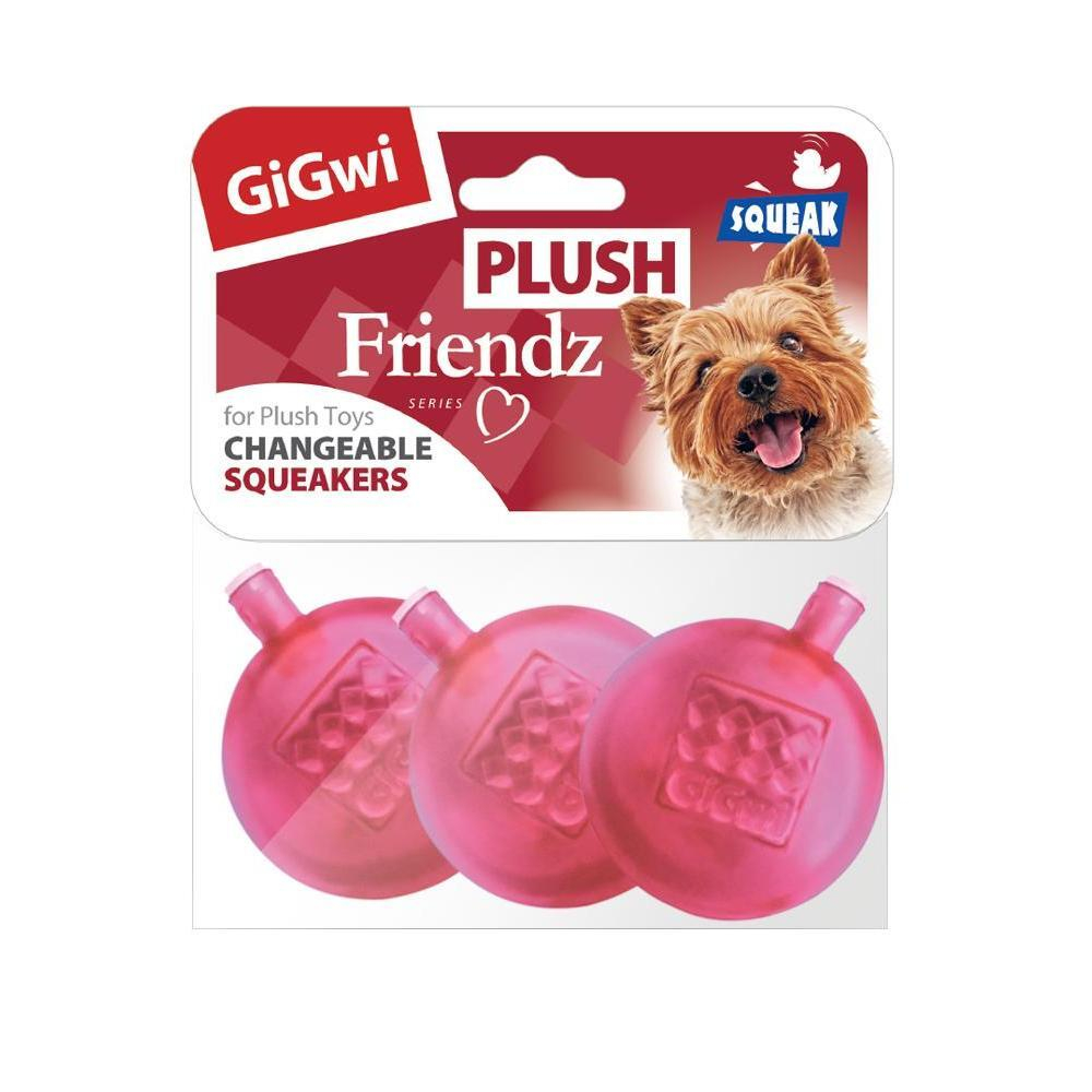 75520 Игрушка для собак Три сменные пищалки для игрушек 4см, серия PLUSH FRIENDZ