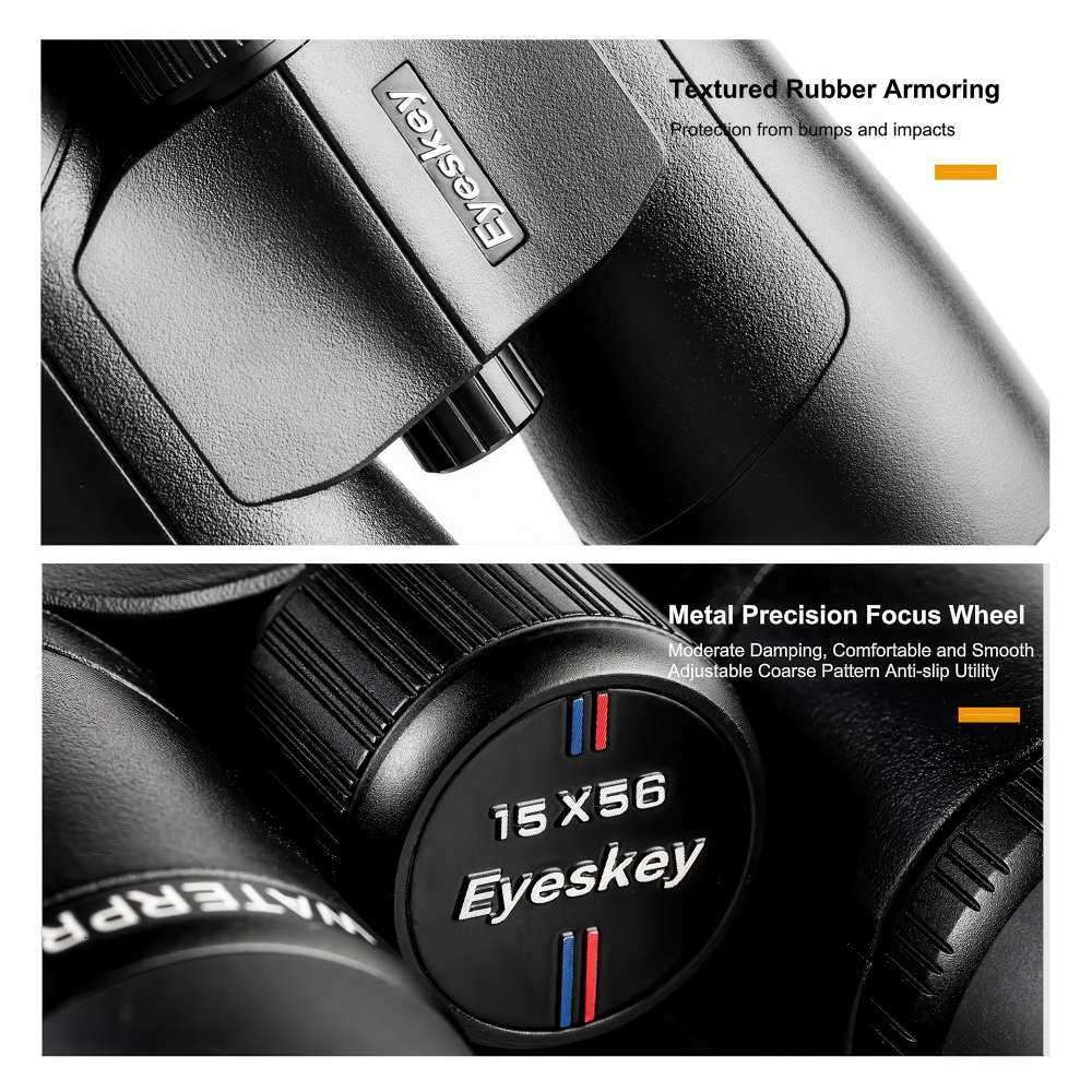 Бинокль Eyeskey Captor - 15x56 — регулировка межзрачкового состояния