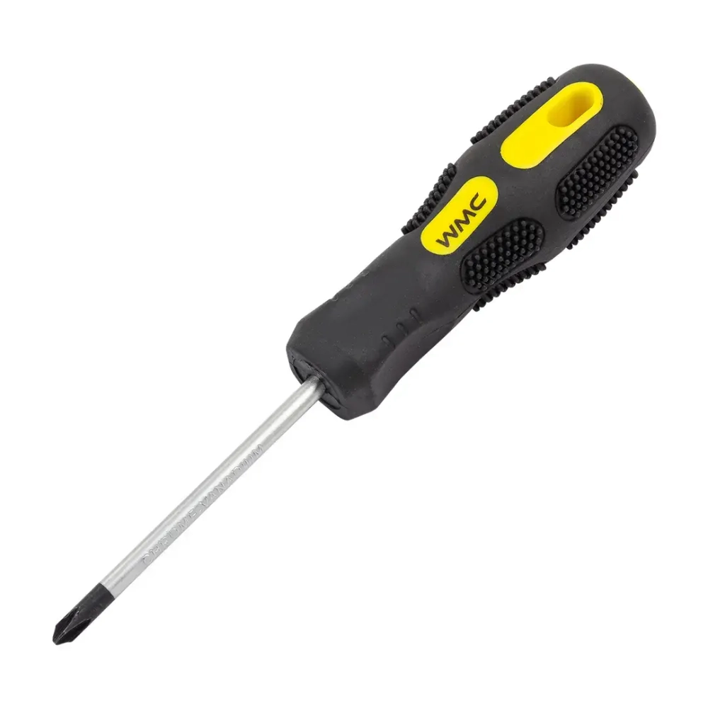Отвертка крестовая магнитная PH1х75мм WMC TOOLS WMC-7110751B