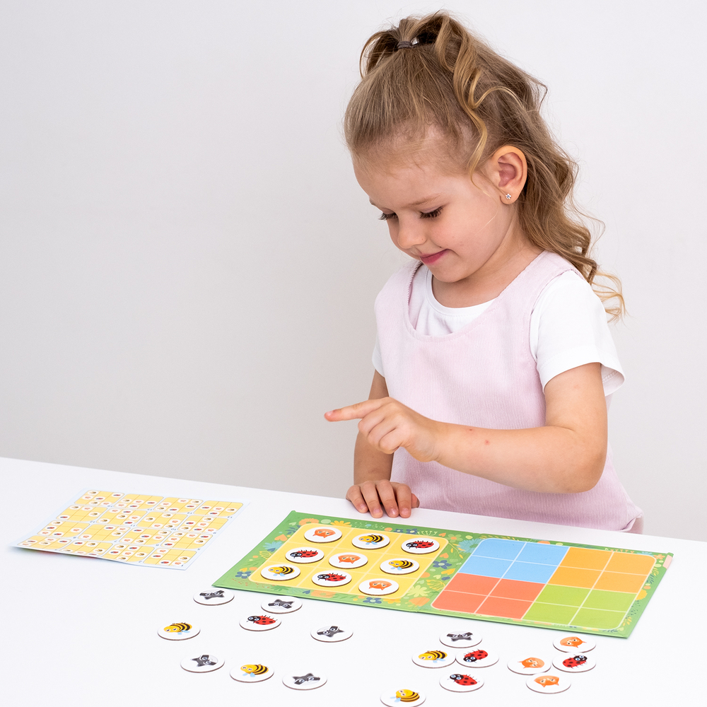 Магнитное судоку для малышей 1, 2 уровень