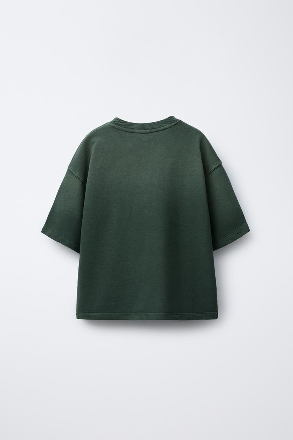 ZARA КОМПЛЕКТ ИЗ ТОЛСТОВКИ И БРЮК-ДЖОГГЕРОВ, ЗЕЛЕНЫЙ