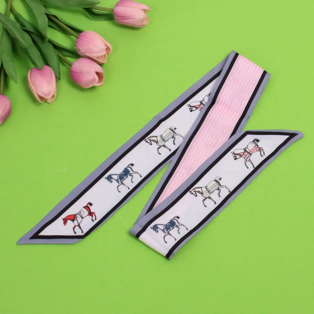 Лента для вплетения в причёску «KRASA- Элина», микс 2 цвета, 6*90 см