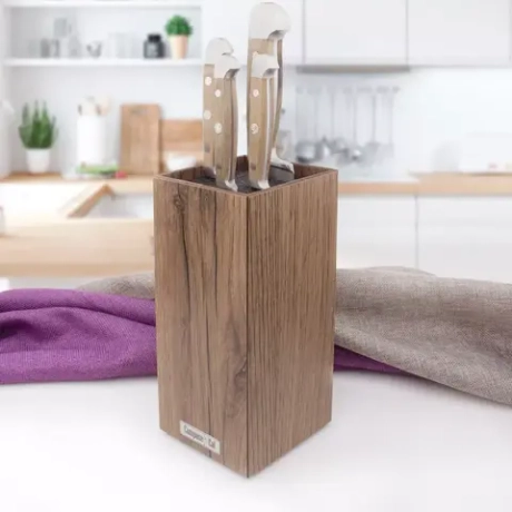 Подставка для кухонных ножей 10х10х23см ComposeEat Everyday дуб коричневый