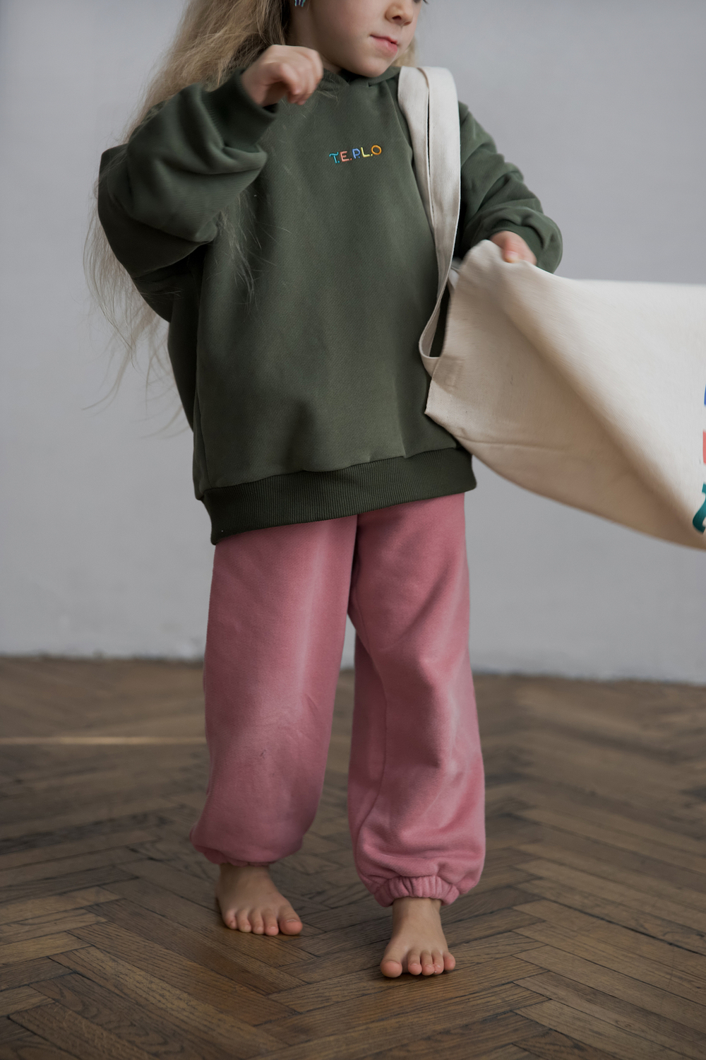 Джоггеры свободного кроя Пудра