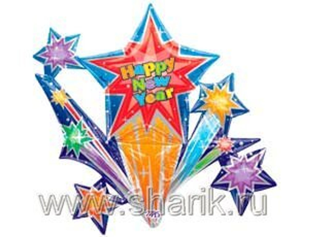 А ФИГУРА/K Новый год Звездный салют/MD 94 см.