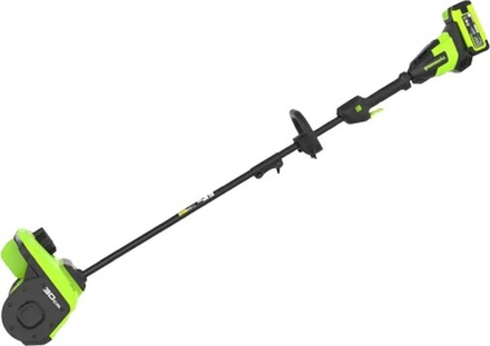 Снегоуборщик (электролопата) аккумуляторный GREENWORKS 2603107UG 40V, 30 см, бесщеточный, с 1хАКБ 5 Ач и ЗУ