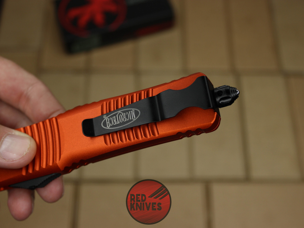 Нож Microtech Troodon D/E Orange BK А+++ 138-10OR