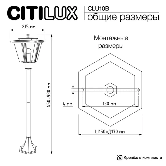 CLU10B FORTS Парковый Уличный Св-к