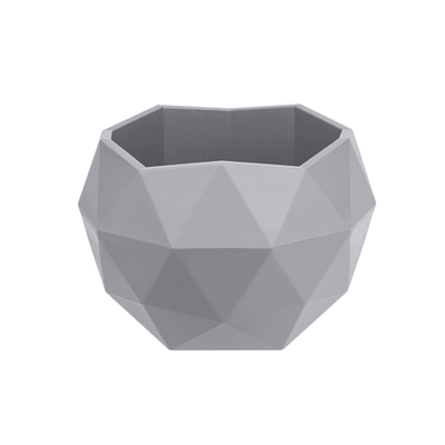 Кашпо "Топаз" (0,45л.) Цв. Серый жемчуг