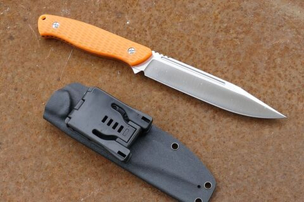 Нож Steelclaw Базальт orange