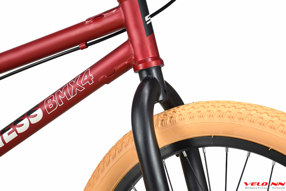 Велосипед Stark'23 Madness BMX 4 красный/черный/кремовый