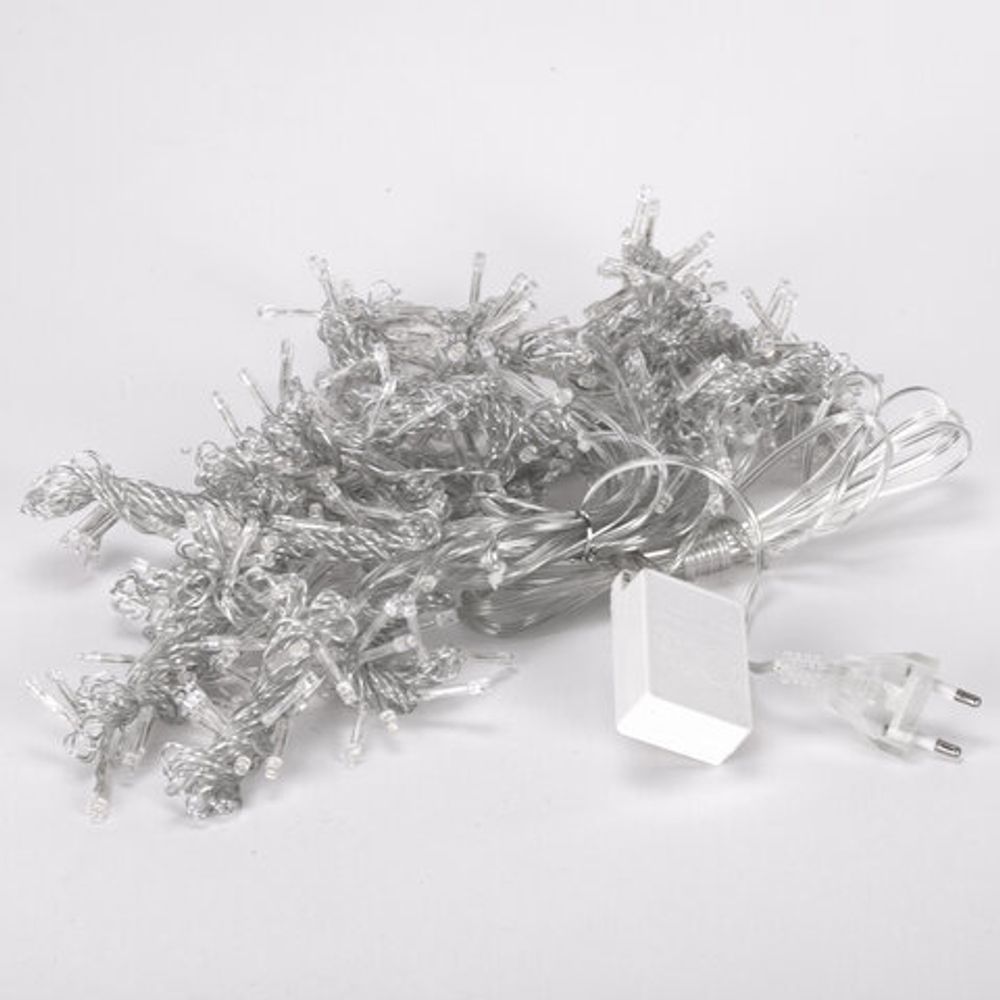 Гирлянда светодиодная занавес на окно, 3х2 м, 306 ламп, теплый белый, ЗОЛОТАЯ СКАЗКА, 591334