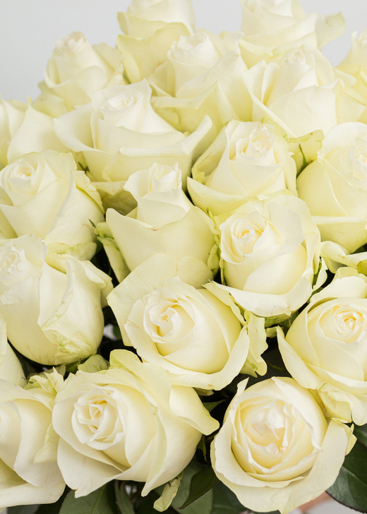 Букет из белых роз #25