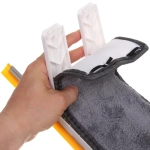 Швабра с отжимом, ручка 125 см «Skay» цвет белый в комплекте две насадки