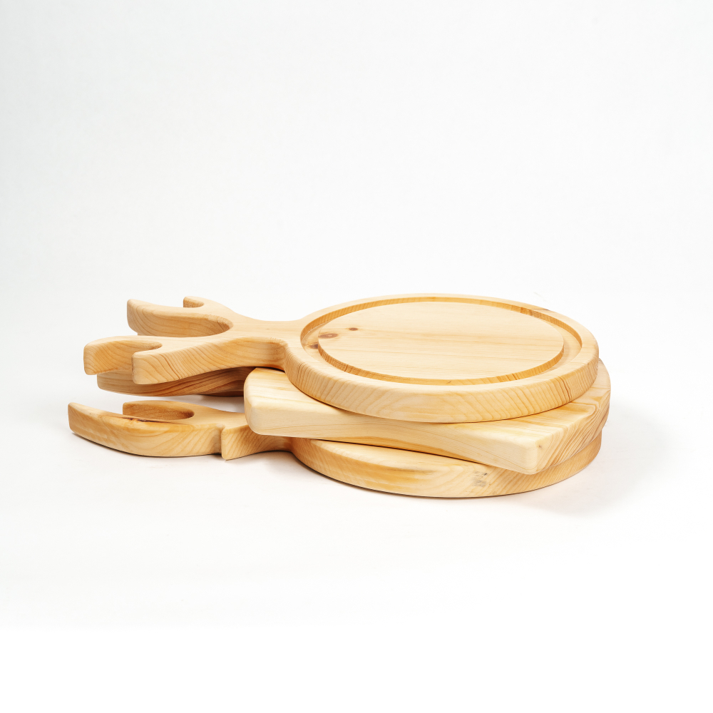 Набор разделочных досок из сибирского кедра 3 шт.  RDN30