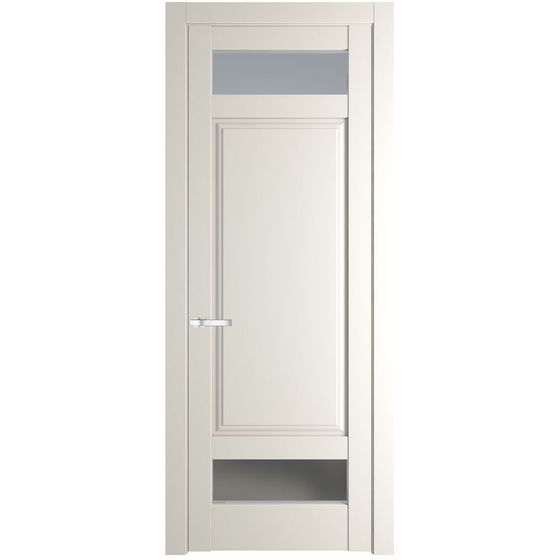 Межкомнатная дверь эмаль Profil Doors 4.3.4PD перламутр белый стекло матовое
