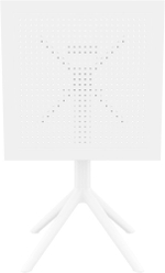 Стол пластиковый складной Siesta Contract Sky Folding Table 60, белый