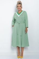 Платье Осенняя история (светло-зеленое) П11226 LT Collection