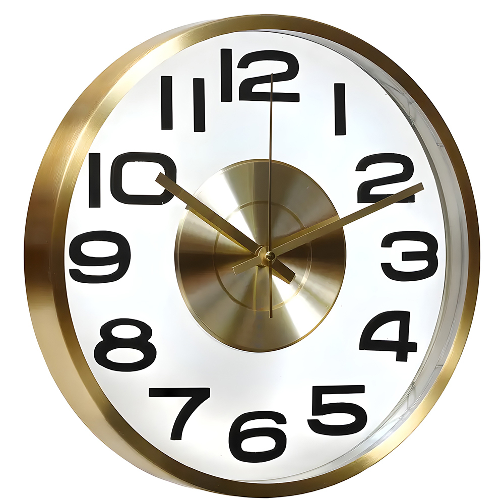 Часы настенные 30*4,3см золото, EG7764C-BM289G