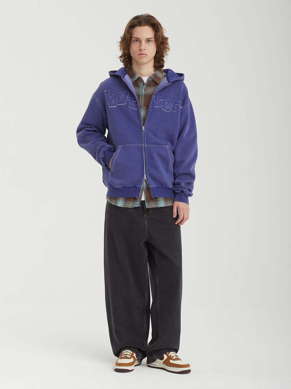 Мужская Толстовка Mineral Wash Zip-thru