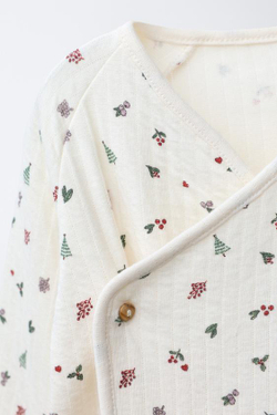 ZARA ФУТБОЛКА С ПРИНТОМ «ДЕРЕВЬЯ», ЭКРЮ