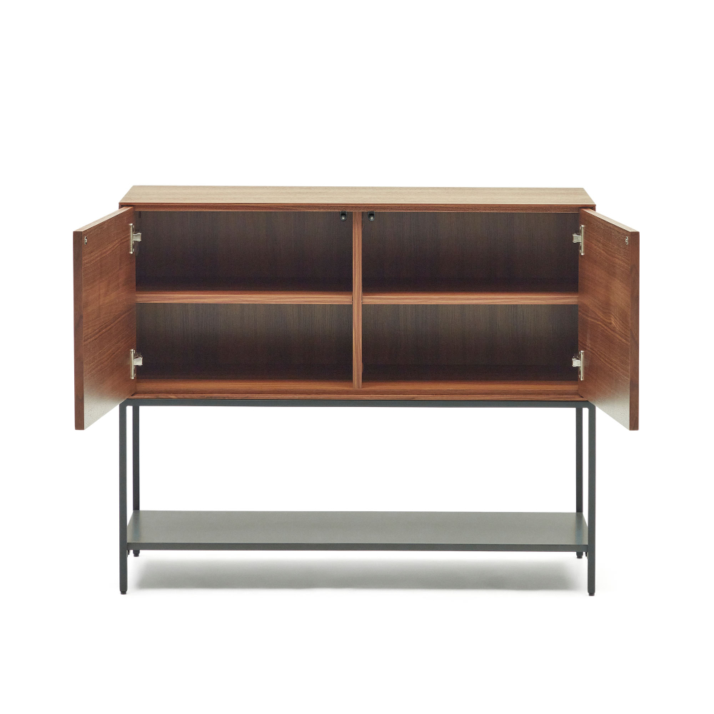 Vedrana Сервант из орехового шпона со стальными ножками 97,5 x 80 см
