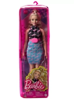 Кукла Барби игра с модой Fashionistas Блондинка пышная HPF78