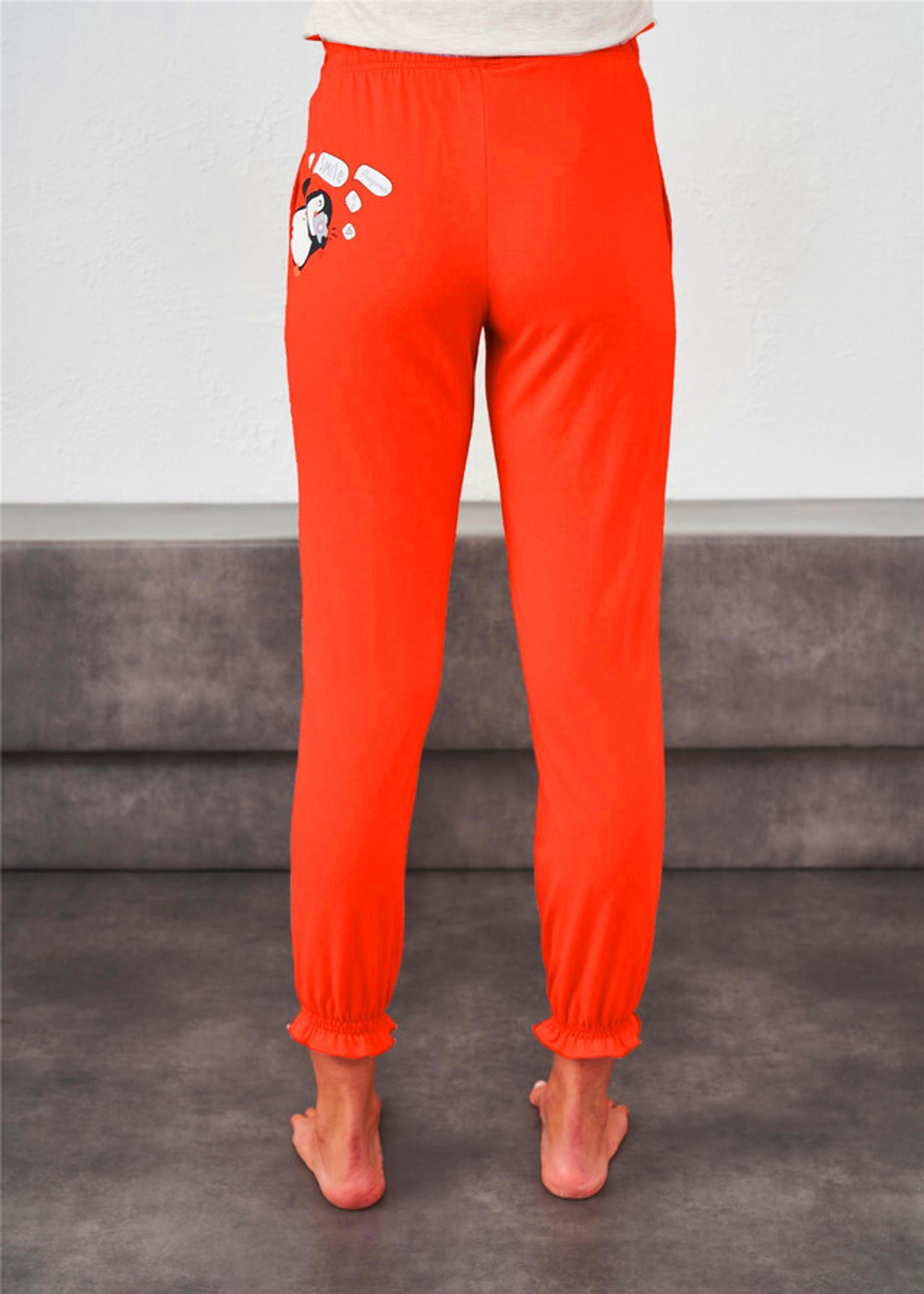 RELAX MODE / Пижамные штаны женские хлопок домашняя одежда - 09166