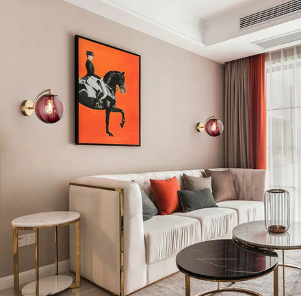 Wall design lamp Melon