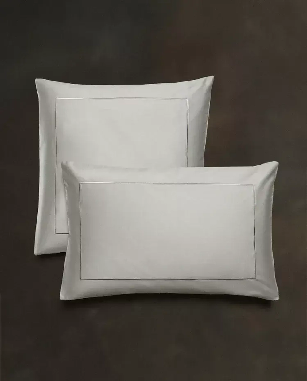 ZARA HOME НАВОЛОЧКА ИЗ САТИНА, СЕРЕБРЯНЫЙ