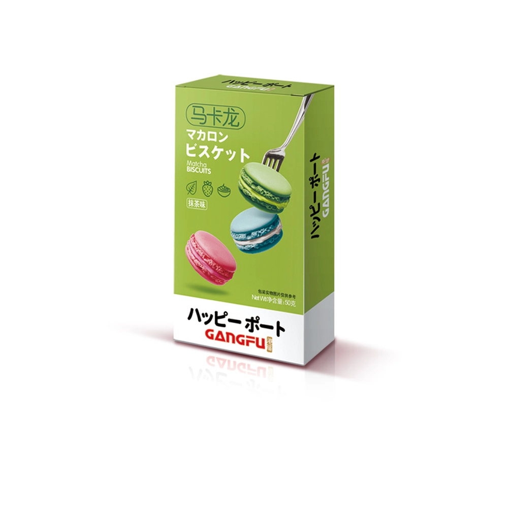 Печенье-сэндвич Macaron Gangfu со вкусом чая Матча, 50 г