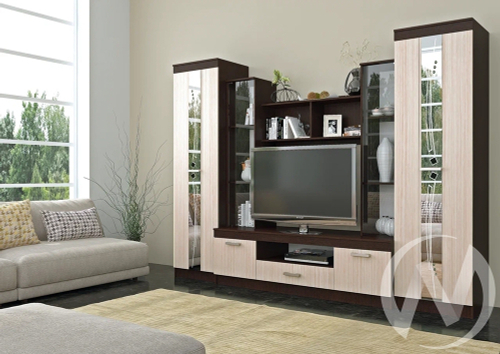 Гостиная Атлантида 2 (венге/дуб беленый)