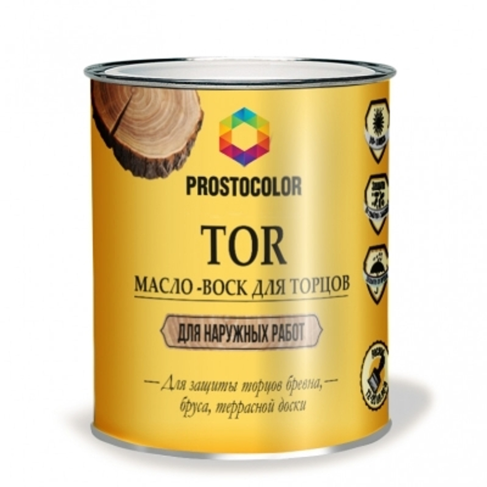 101284 Масло-воск TOR для торцов PROSTOCOLOR (бесцветный), 2,2 л