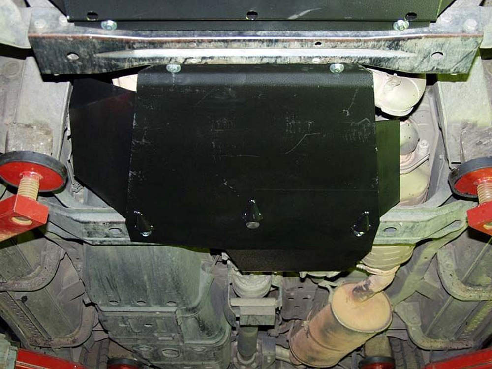 Защита картера и КПП Sheriff для Mitsubishi Pajero III 1999-2006 арт.14.0424