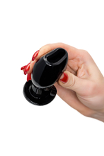 Анальная втулка TOYFA Basic S, TPE, чёрная, 6 см