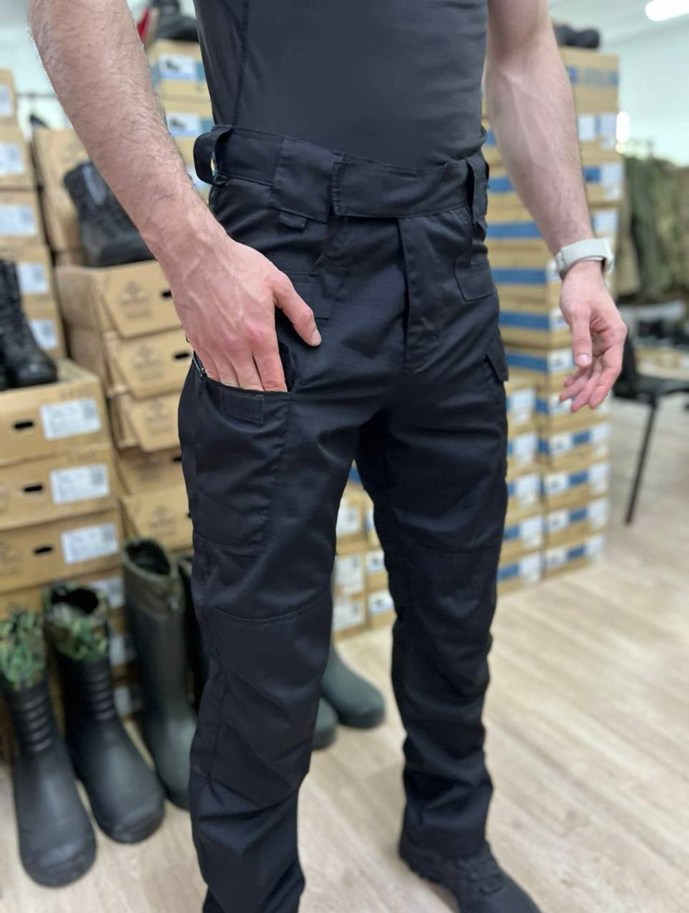 Брюки Страйкер / черный