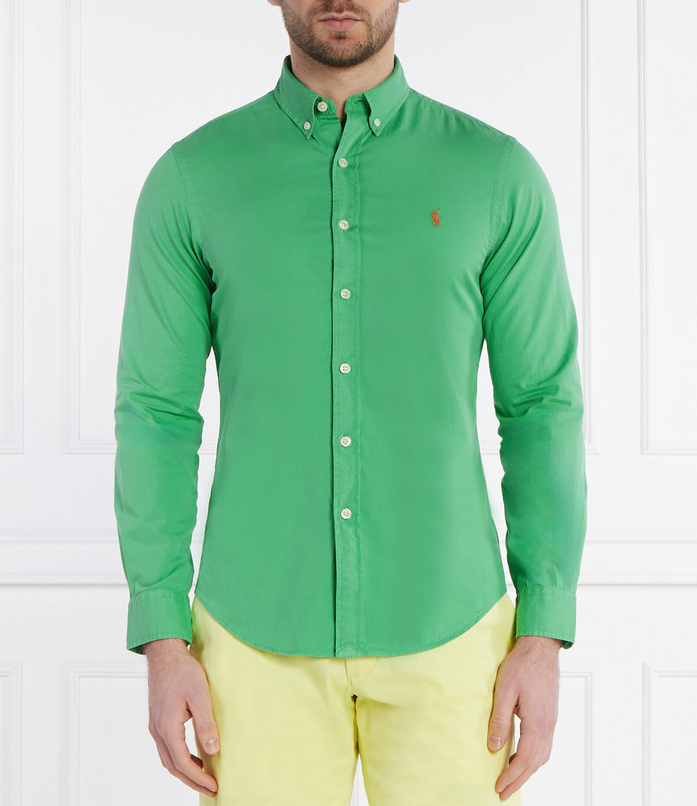 Рубашка POLO RALPH LAUREN - зеленый(710937994)