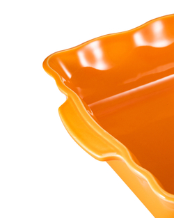 Форма для запекания 41х25см Esprit de cuisine Festonne оранжевая