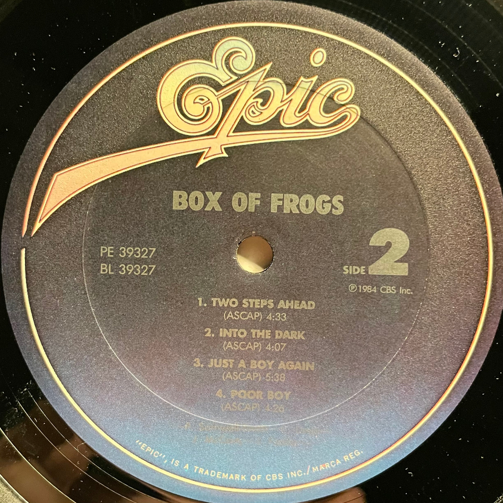 Box Of Frogs ‎– Box Of Frogs (США)