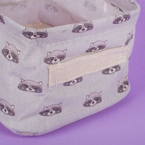 Корзина Racoon Grey текстил.