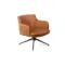 Лаунж кресло Sofia, экокожа терракот