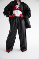 Брюки из экокожи JOUL