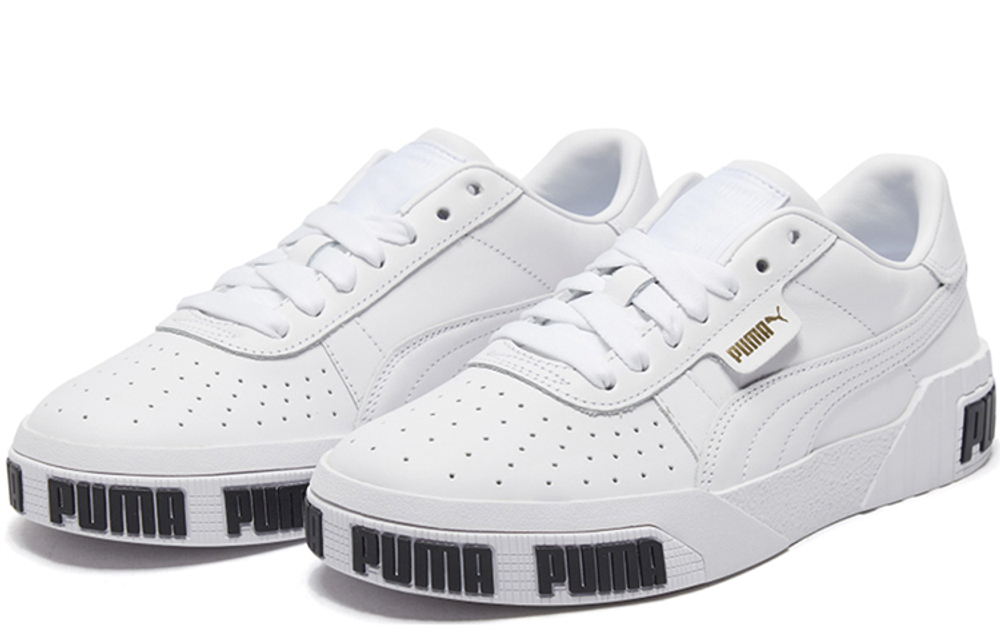 PUMA Cali Bold "White Metallic Gold" Women"s