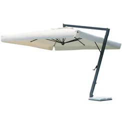 Зонт профессиональный Leonardo Braccio, 400х400 см, антрацит, слоновая кость