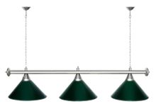 Лампа STARTBILLIARDS 3 пл. (плафоны золотые,штанга золотая,фурнитура золото)