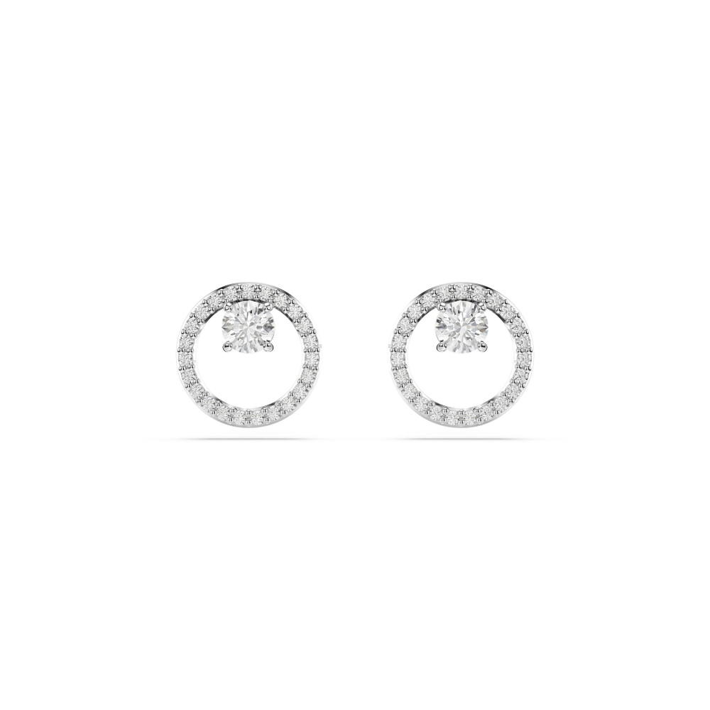 CONSTELLA:PE STUD CZ WHITE/RHS