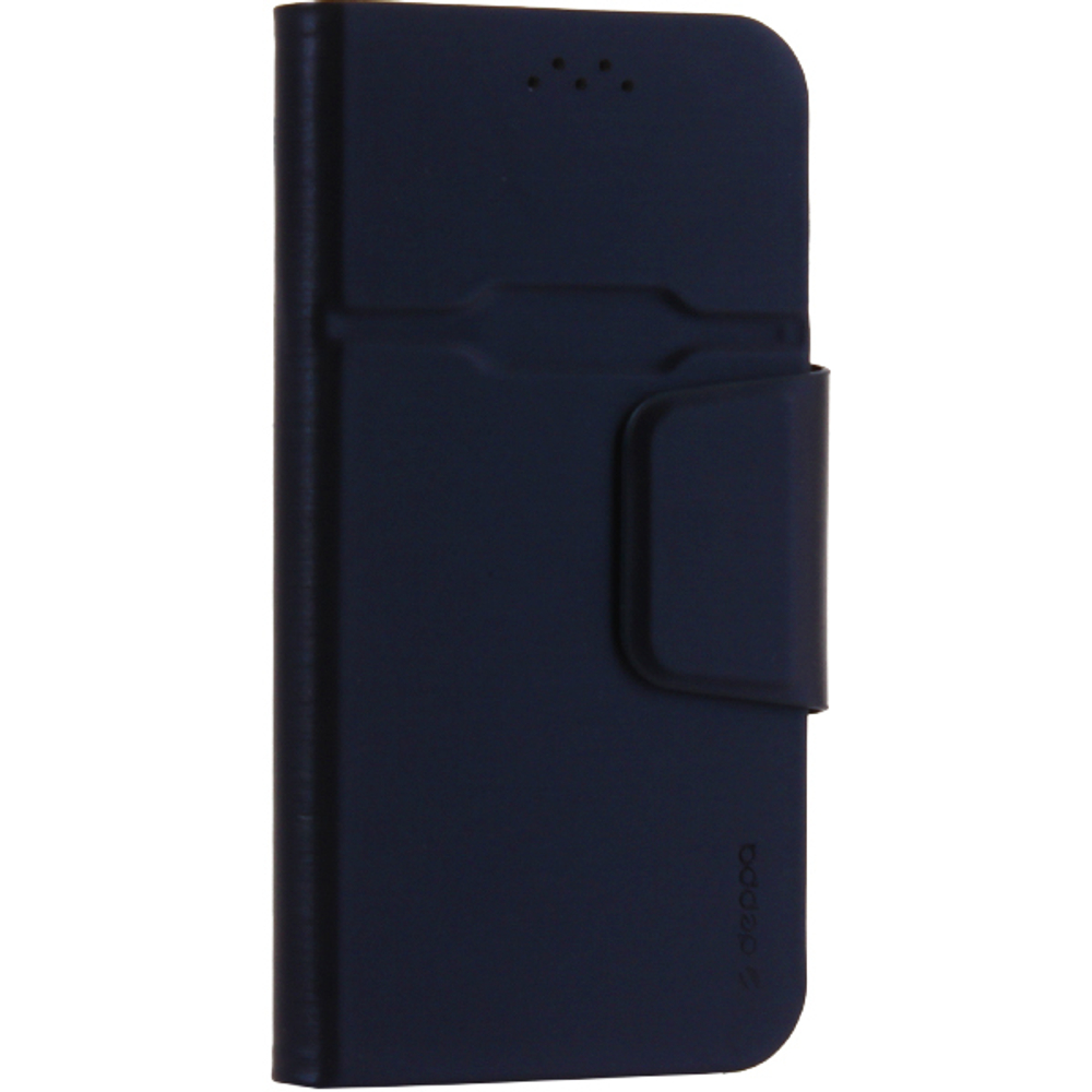 Чехол-подставка универсальный Deppa Wallet Fold M для смартфонов (4.3&quot;-5.5&quot;) D-87009 Синий