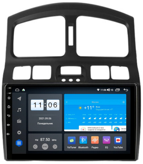 Магнитола для Hyundai Santa Fe 2000-2013 - AK574R9-MTK-LTE Android 10, SIM-слот