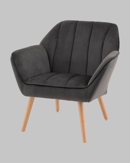 Кресло Руди серый